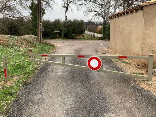 BARRIERE pompiers pour lotissement privé